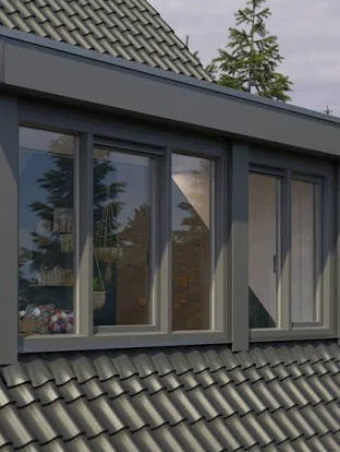 Kunststof kozijnen bij een woning